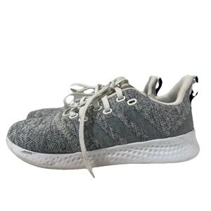 Adidas Puremotion Womens Size 6.5 Gray White Athletic Running Shoes Sneakers